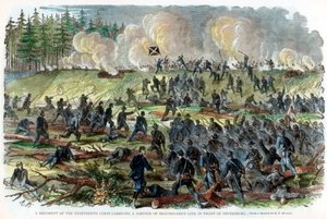 Assedio di Petersburg, Virginia, Guerra Civile Americana, c1864-c1865 da Unbekannt