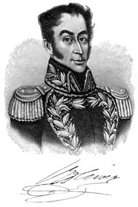 Simón Bolívar, leader rivoluzionario sudamericano da Unbekannt