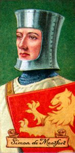 Simon de Montfort, tratto da una serie di carte da sigarette, 1935 da Unbekannt