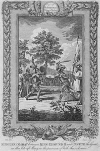 Combattimento singolo tra il re Edmondo II e Canuto il Grande sull