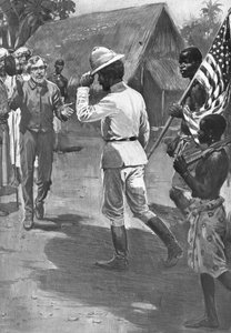 Sir Henry Morton Stanley incontra David Livingstone, Africa, 1871 da Unbekannt