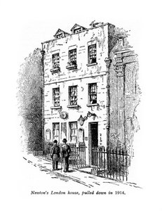 Casa di Sir Isaac Newton, Londra, XX secolo da Unbekannt