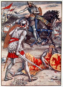 Sir Lancillotto proibisce a Sir Bors di Uccidere il Re