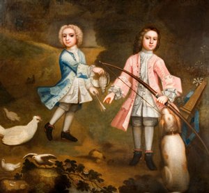 Sir Lister e Sir Charles Holte da ragazzi, 1750