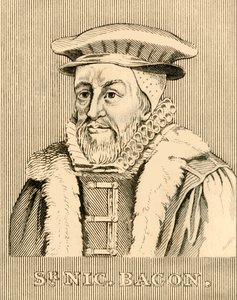 Sir Nicholas Bacon, 1510-1579, 1830 da Unbekannt