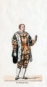 Sir Nicholas Vaux, costume design per l