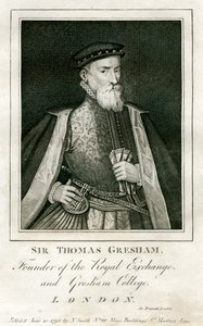 Sir Thomas Gresham, mercante e finanziere britannico da Unbekannt