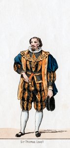 Sir Thomas Lovell, costume design per l
