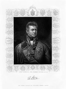 Sir Thomas Picton, leader militare britannico, XIX secolo da Unbekannt