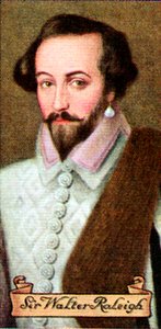 Sir Walter Raleigh, da una serie di carte da sigarette, 1935 da Unbekannt