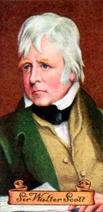 Sir Walter Scott, da una serie di carte da sigarette, 1935 da Unbekannt