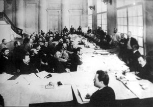 Seduta della commissione agricola della Prima Duma, San Pietroburgo, Russia, 1906 da Unbekannt