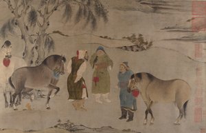 Sei cavalli, XIII-XIV secolo da Unbekannt
