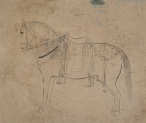 Schizzo di un Cavallo, fine XVIII secolo da Unbekannt
