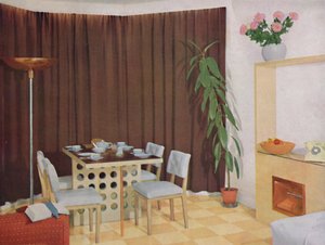 Piccolo soggiorno-sala da pranzo, 1938 da Unbekannt