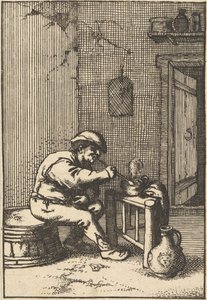 Fumatore, copia, 1610-85 da Unbekannt