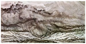 Snowdon, una Tempesta in Arrivo, 1853 1956 da Unbekannt