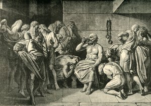 Socrate beve la cicuta, 1890 da Unbekannt