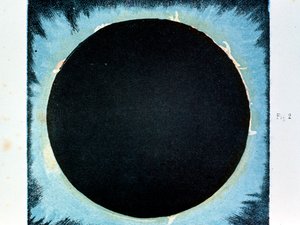 Corona solare e prominenze 1860 1870 da Unbekannt