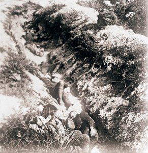 Soldati sul campo di battaglia, c1914-c1918 da Unbekannt