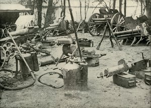Alcuni bottini del campo di battaglia, 1919 da Unbekannt