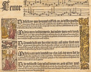 Canto alla Vergine, c. 1500 da Unbekannt