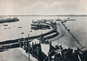 Southampton - Il molo, 1895 da Unbekannt