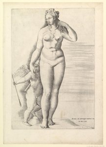 Speculum Romanae Magnificentiae: Venere e Eros, 1561 da Unbekannt