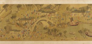 Festival di primavera sul fiume, dinastia Qing