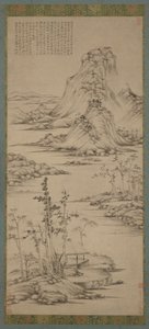 Nebbie primaverili su un padiglione lungo il fiume, dinastia Ming, 1368-1644 da Unbekannt