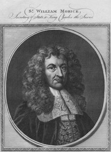 Sir William Morice, Segretario di Stato di Re Carlo II, 1784 da Unbekannt