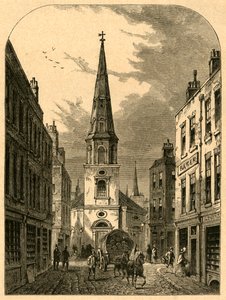 Chiesa di St. Antholins, Watling Street 1868, 1897