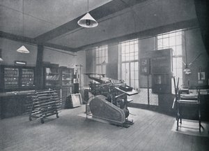 Fondazione Scuola St. Bride. Sala di stampa offset, 1917 da Unbekannt