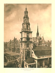 St Clement Danes, Il campanile da Unbekannt