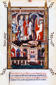 San Dionigi viene gettato nella fornace, 1317 da Unbekannt