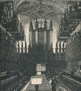 Cappella di San Giorgio: Il Coro, vista verso ovest, 1895 da Unbekannt
