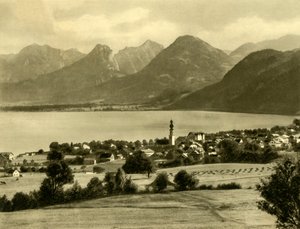 St Gilgen, Lago Wolfgang, Austria, c1935