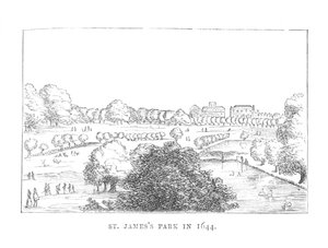 St. James Park nel 1644 da Unbekannt