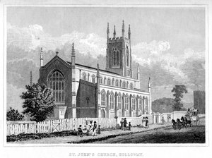 Chiesa di San Giovanni, Holloway, Londra da Unbekannt