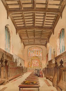 Cappella del St. Johns College, Cambridge, c1845, 1864 da Unbekannt