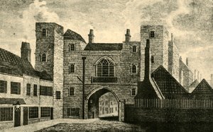 Porta di San Giovanni, Clerkenwell, 1813 da Unbekannt