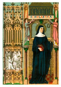 Santa Scolastica, 1886 da Unbekannt