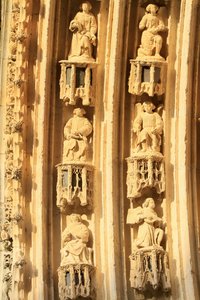 Archivolto della Cattedrale di Santo Stefano. Dettagli, Bourges da Unbekannt