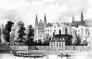 Cappella di San Stefano e la Casa del Presidente, Westminster, Londra da Unbekannt