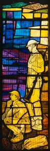 Vetrata colorata, Chiesa della Guarnigione Reale, Portsmouth, Hampshire