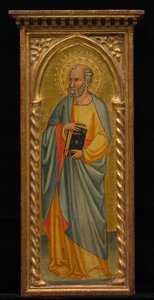 Santo in piedi e Santo in mantello rosso, coppia, fine XIX - inizio XX secolo da Unbekannt