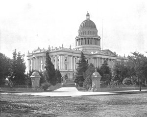 Campidoglio, Sacramento, California, USA, c1900 da Unbekannt