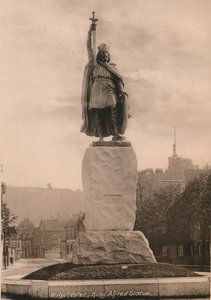 Statua di re Alfredo il Grande, Winchester, Hampshire da Unbekannt