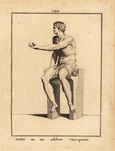Statua di Paride, figlio del re Priamo e della regina Ecuba di Troia, o di un atleta vittorioso da Unbekannt
