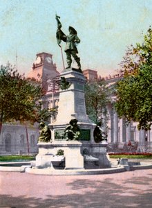 Statua di Paul Chomedey de Maisonneuve, Montreal, 1904